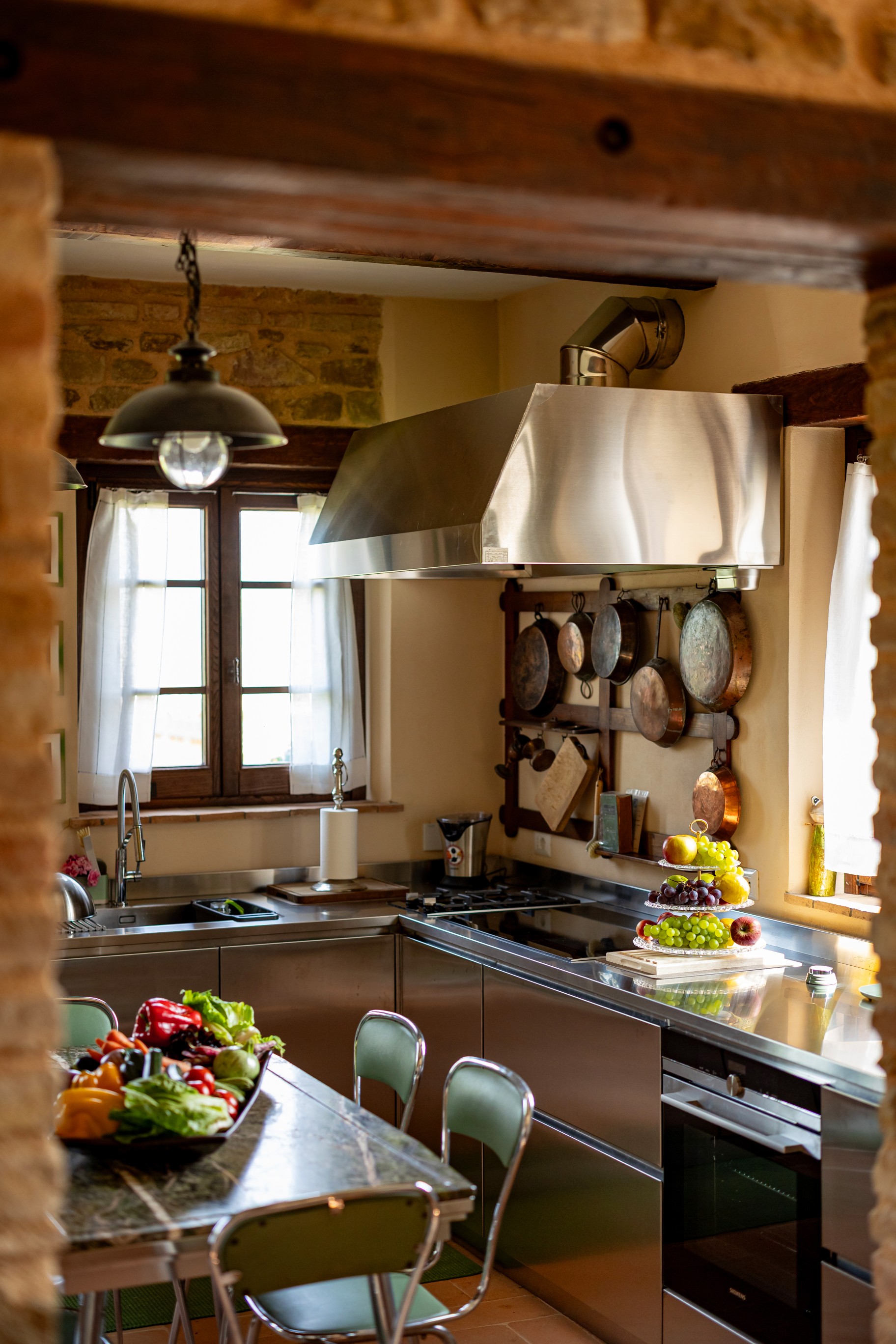 Sala da pranzo del Casale Isidoro