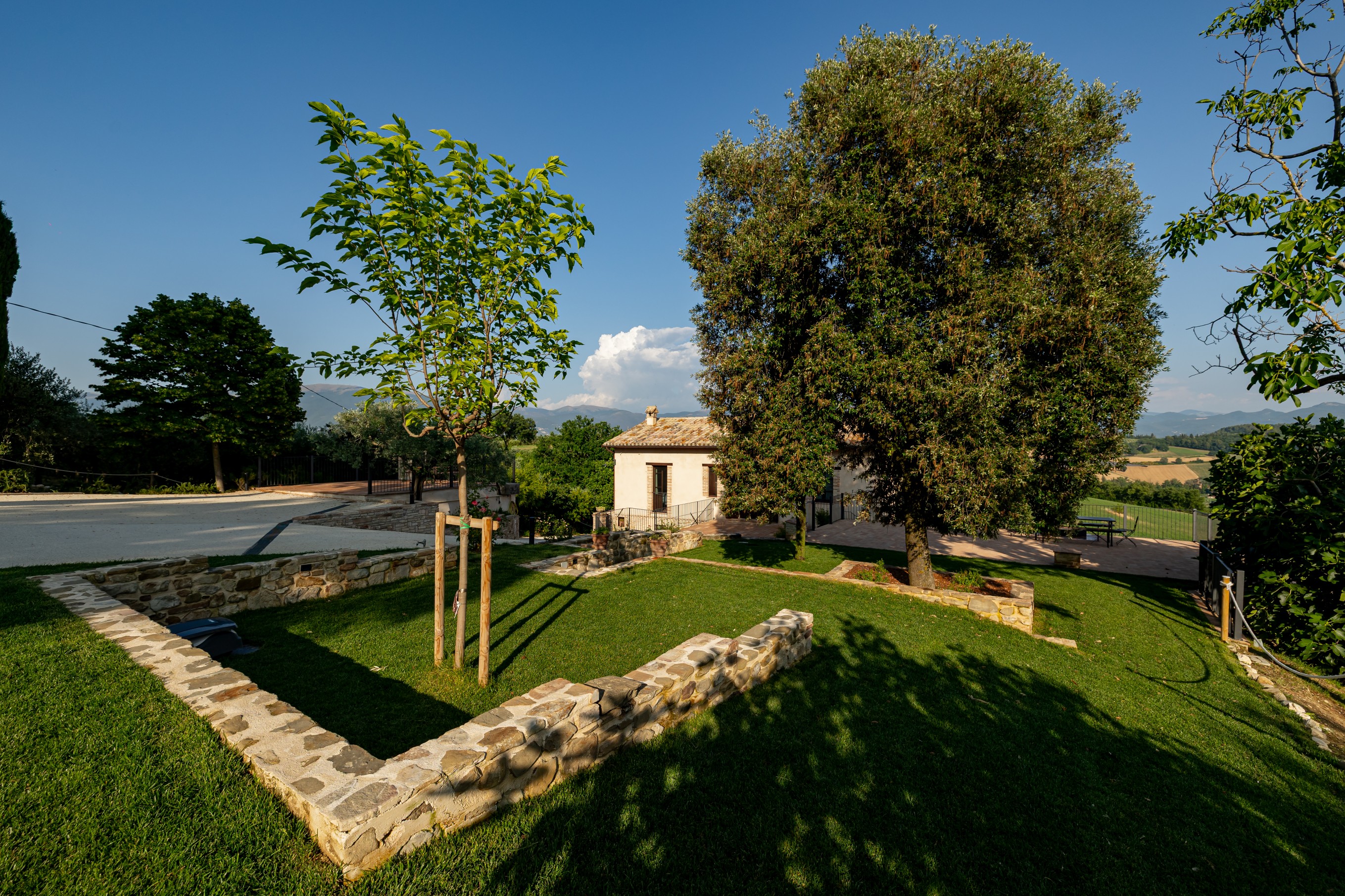 Spazi esterni del Casale Isidoro