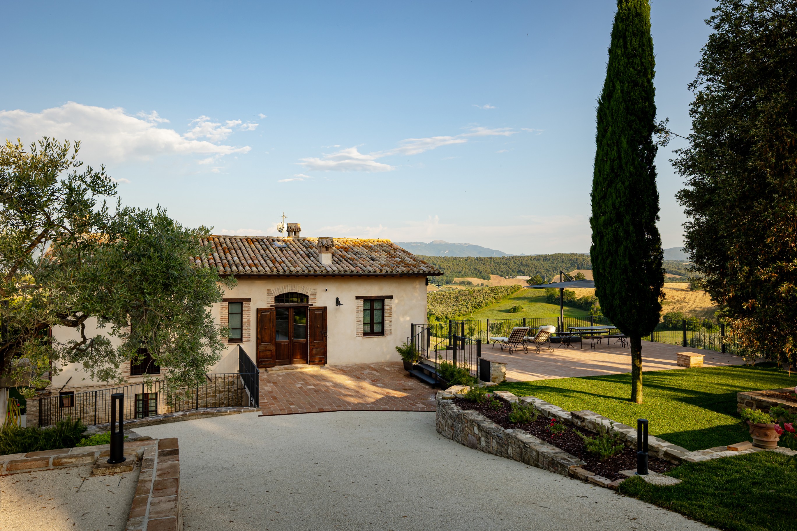 Spazi all'aperto del casale